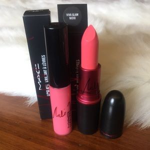 MAC Viva Glam Nicki Minaj Lipstick + Lipsglass